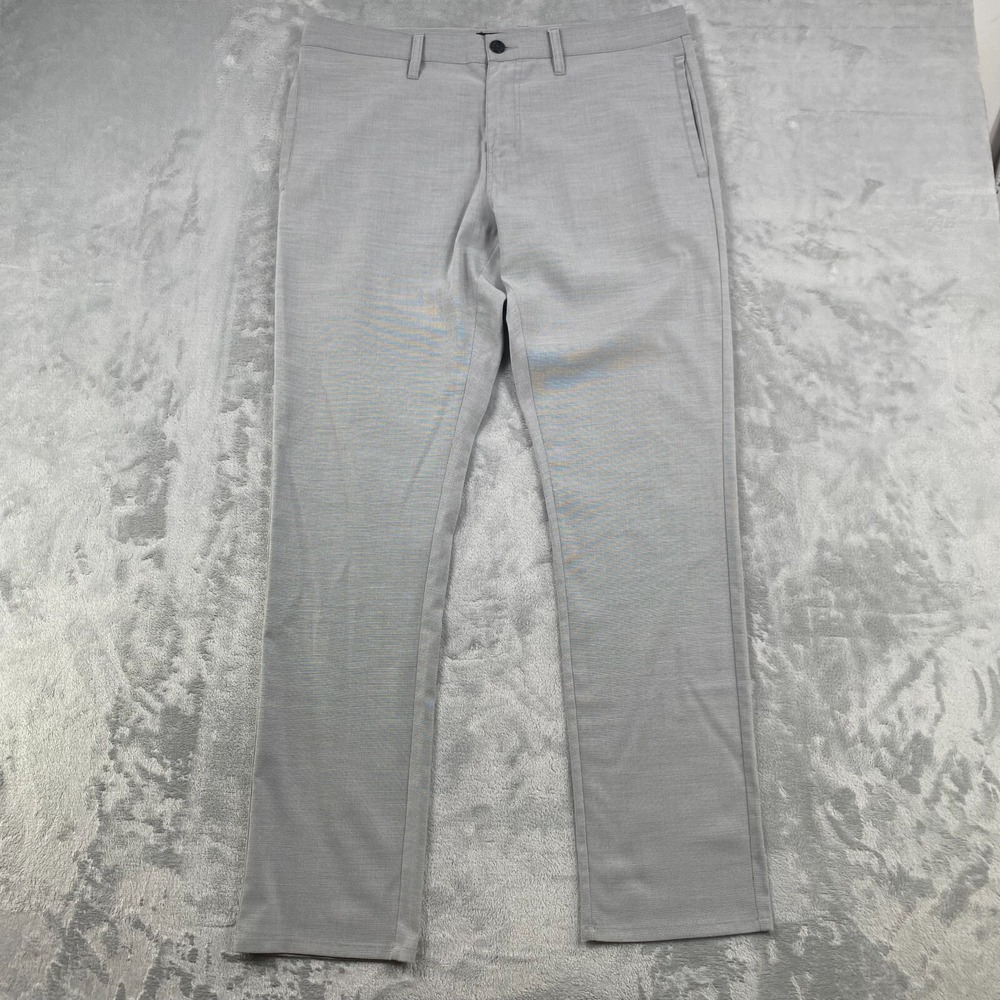 Travis Mathew Pants Mens 34 Gray Golf Open To Close Classy Performance Chino